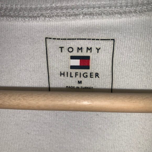 2/$20 TOMMY HILFIGER White Top V-Neck - Picture 8 of 14